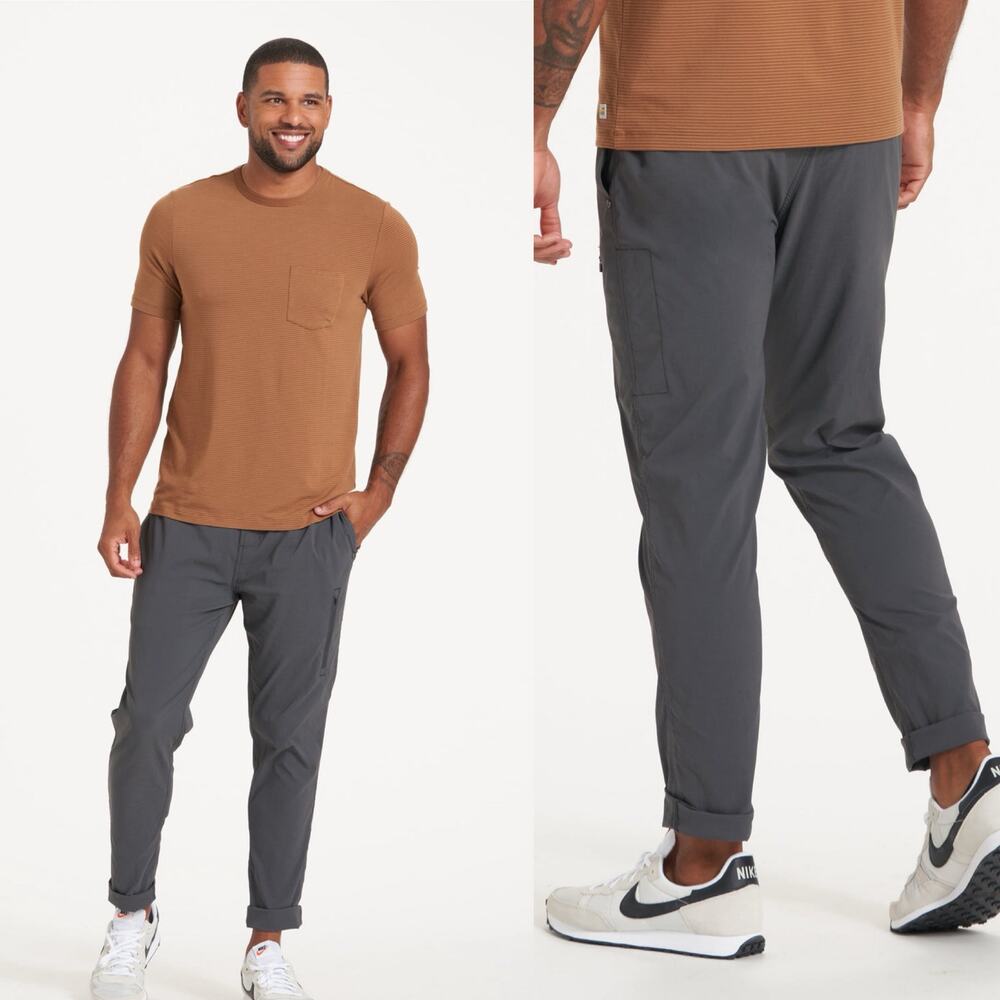 Men’s Vuori technical climber pants size XL - charcoal